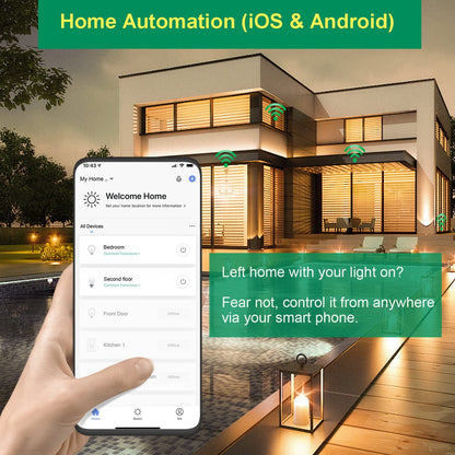 Zigbee Smart Switch no Neutral Required | 4 Pack Smart Light Switch Compatible with Alexa and Work with Google Home, Smart Home Devices