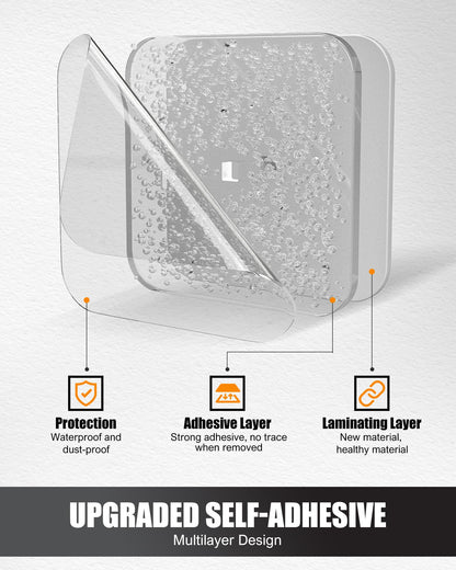 Sunfanie Hat Rack for Hat Storage (4-Pack), Multi-Purpose Hat Organizer, Strong Adhesive Hooks for Wall Organizer for Baseball Caps, Two Mounting Options Hook, White