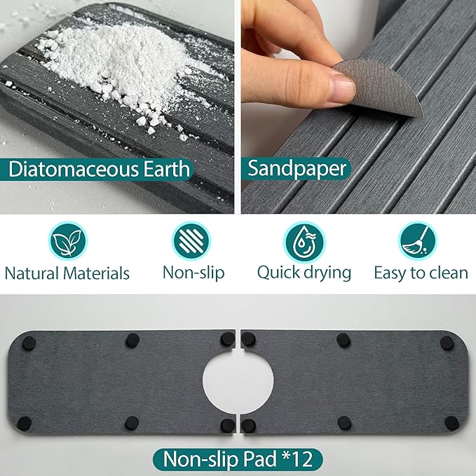 Faucet Mat for Kitchen Sink