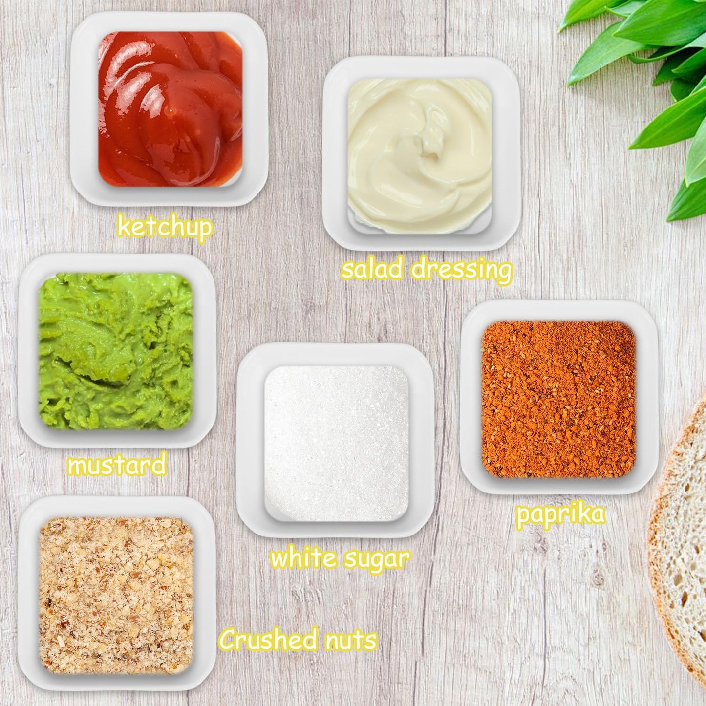 ZSDRTYU Dipping Sauce Cups, 20 Pcs 3 Oz Ceramic Dip Bowls Dipping Bowls Sauce Cups For Side Dish, Condiments, Sushi And Other Party Supply Dinner