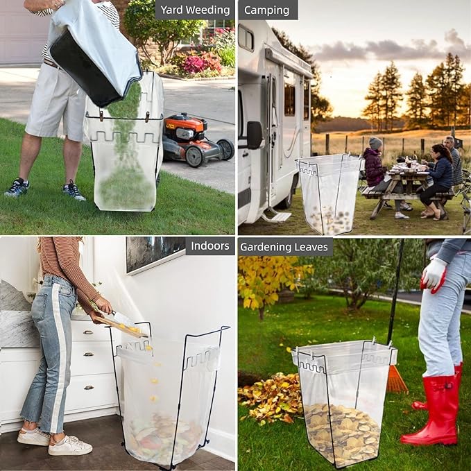 Garden Trash Bag Holder