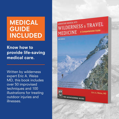Adventure Medical Kits Pro Series Emergency Medical Kit - Guide I - First Aid Backcountry Medical Kit with C-Splint, CPR Mask, Stethoscope & More - Waterproof Medical Kit