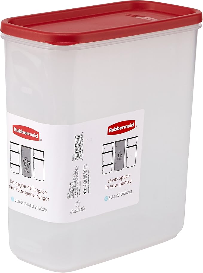 Rubbermaid 1776473 21C Dry Food Container 21-Cup Clear