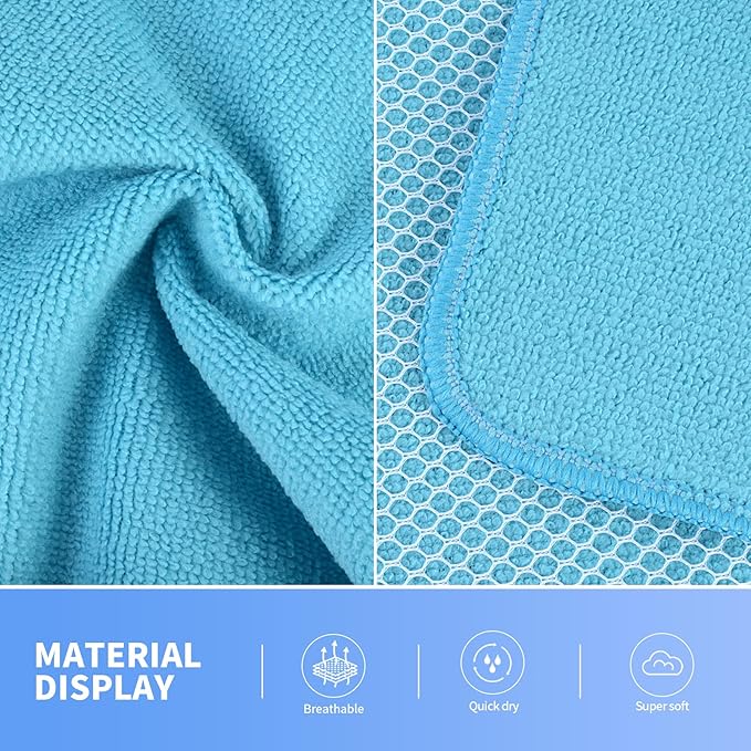 KinHwa Kitchen Washcloths for Dishes Absorbent Microfiber Dish Cloths Quick Dry