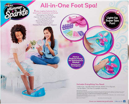 Shimmer ‘n Sparkle 6-in-1 Real Massaging Foot Spa for Kids