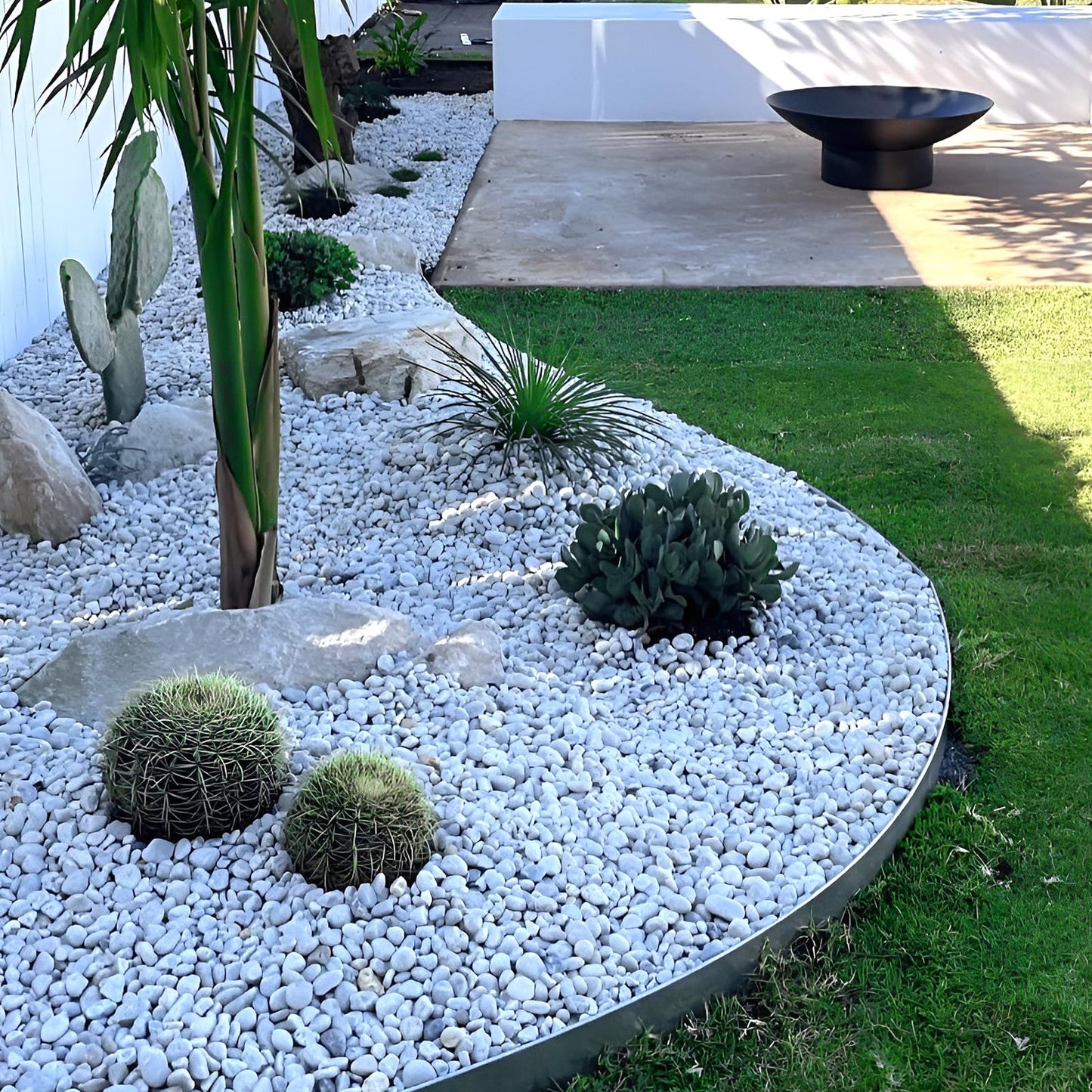Mulctun 45LB Natural Grey Gravel, 0.8"-1.8" River Rocks,Decorative Pebbles for Indoor Outdoor Planters, Terrarium Rocks in Bulk,Aquarium Gravel for Pathways Backyard Walkways Landscaping Fish Tank