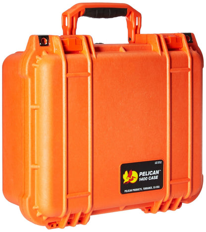 Pelican 1400 Case With Foam (Orange)