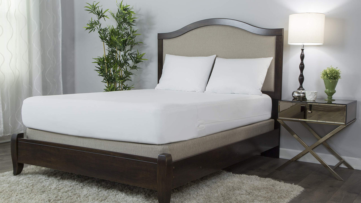 Protect-A-Bed AllerZip Smooth Mattress Encasement, Queen