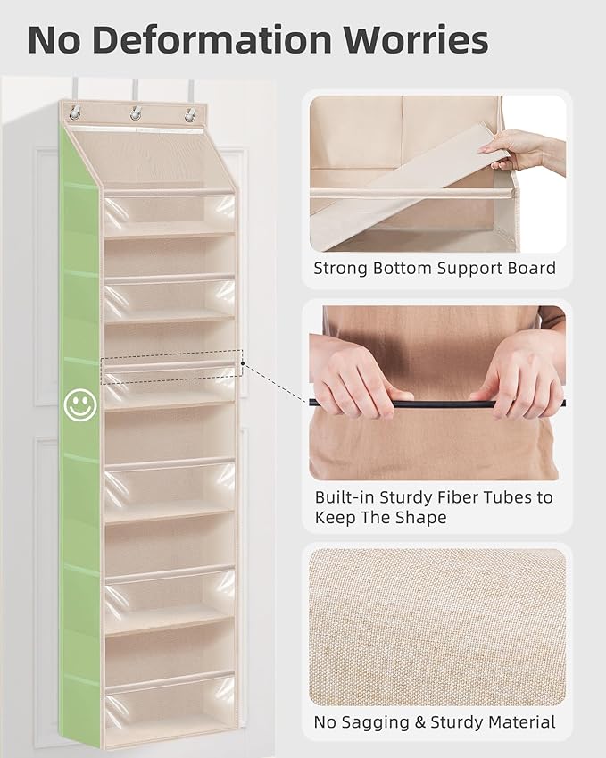 STORAGE MANIAC Over the Door Organizer Large Capacity Hanging Organizer