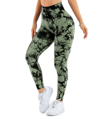 A AGROSTE Women Seamless Workout Leggings with Pockets Scrunch Butt Lifting Gym Leggings High Waisted Yoga Pants