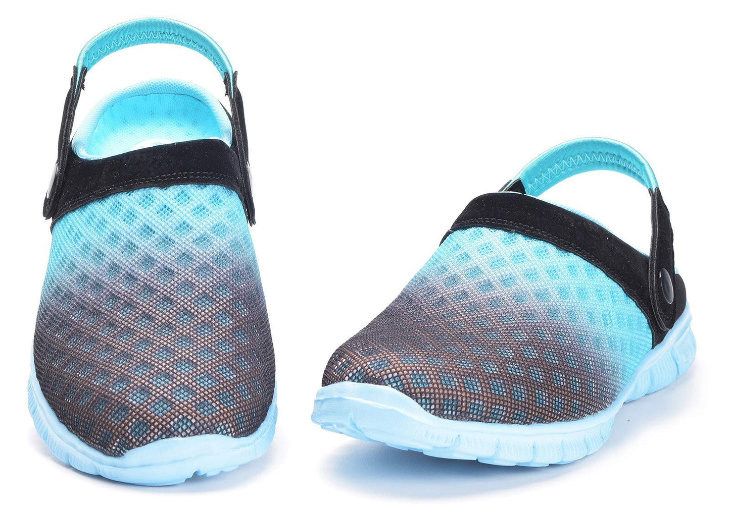 Men's Clogs Women's Summer Slippers Slip On Garden Shoes Lightweight Mules,Sky Blue,UK11/CN46
