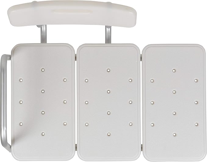 Flash Furniture HERCULES Series 300 Lb. Capacity Adjustable White Bath & Shower