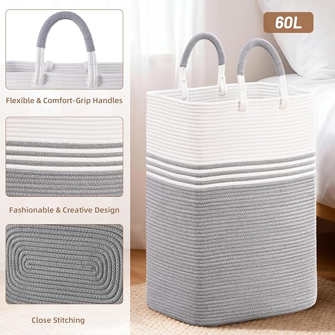 Laundry Basket Hamper, Blanket Storage, Dirty Clothes Hamper