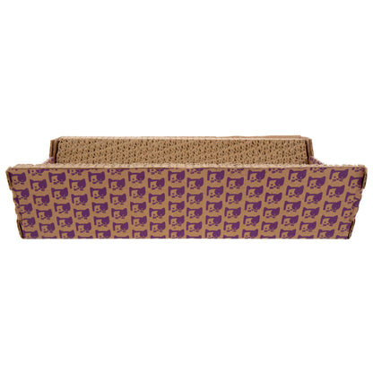 SmartyKat Super Scratcher Chaise Corrugated Cat Scratcher, Catnip Infusion Technology - Brown, One Size