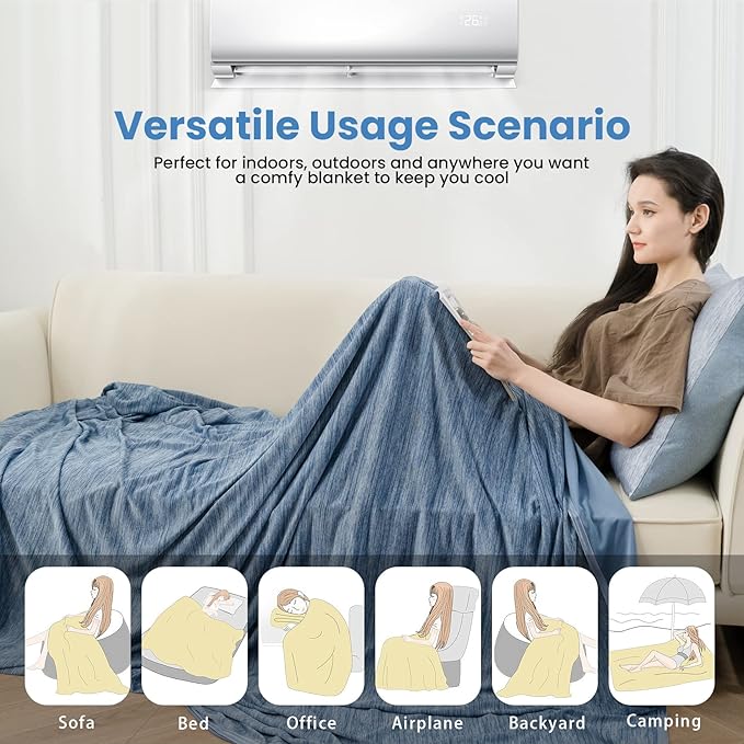 OIGAE Cooling Blanket for Hot Sleepers