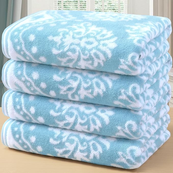 Patterned Bath Towels