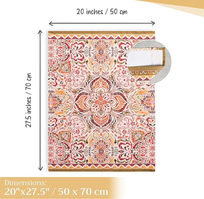 Maison d' Hermine Kitchen Towels Set of 3 100% Cotton 20" x 27.5" Reusable