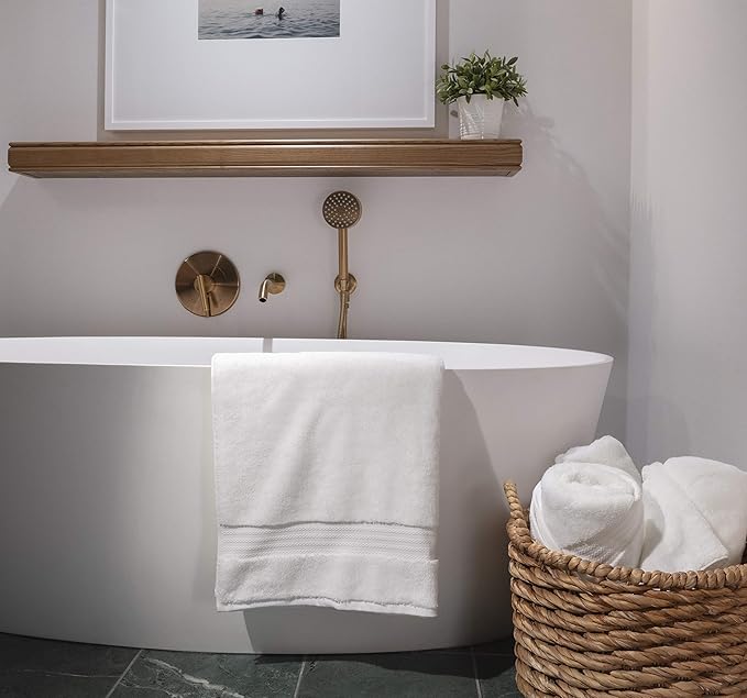 Fabdreams 100% Organic Cotton Bath Sheet Set of 2 700 GSM Oversized Towels