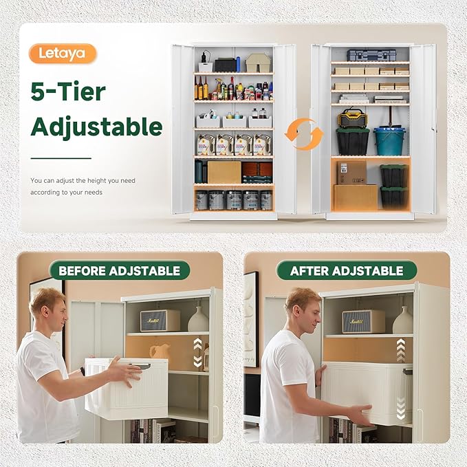Letaya Metal Storage Cabinet