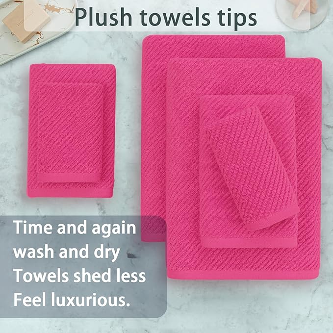 Hot Pink Towels