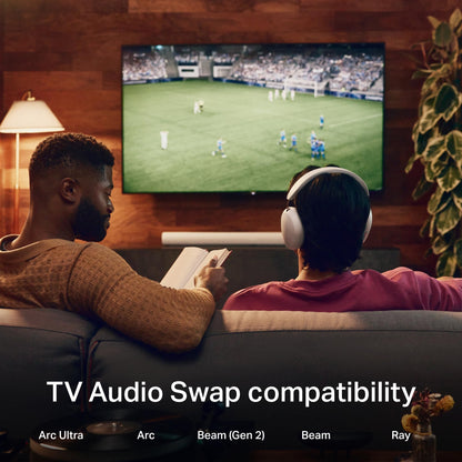 Sonos Ace | Noise Cancelling Wireless Over-Ear Headphones with Bluetooth, 30-Hour Battery Life, Spatial Audio, Dolby Atmos, Dynamic Head Tracking - White