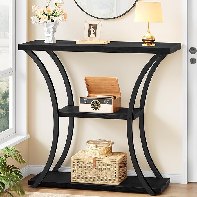 Hoctieon 3 Tier Console Table