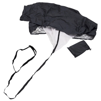 GSi 56" Chute Running Parachute Resistance Trainer for Kids Adults improving Power Speed Sprint Fitness Agility Stamina for Basketball Soccer Rugby Accessories American Football Training Equipment