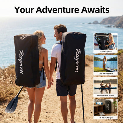 Inflatable Stand Up Paddle Board 11'×34" Extra Wide SUP, Ultra-Stable for Adults & Dog, 450lbs, Dual Chamber Pump, Fiberglass Paddle, Military Grade Dual Layer, Jellyfish Flow Design（Green）