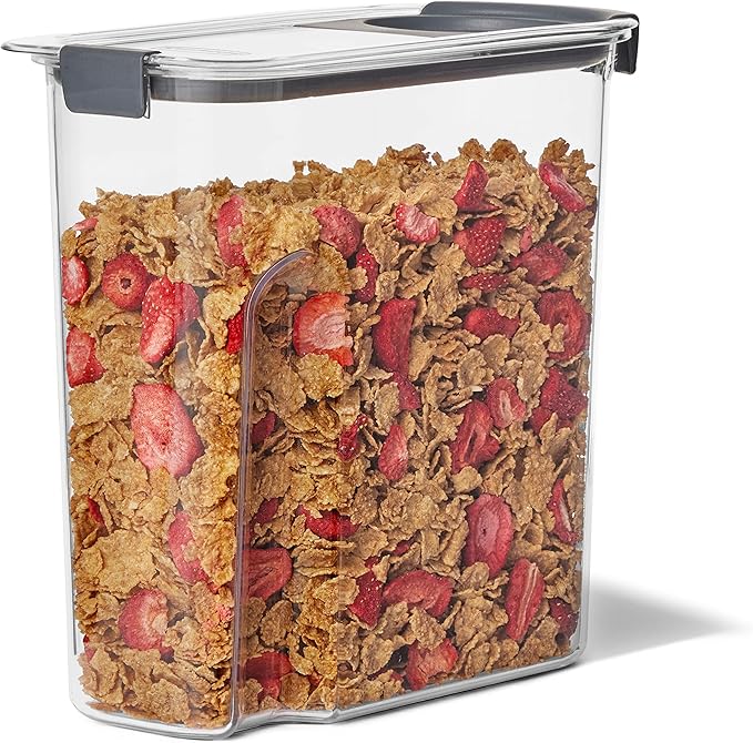 Rubbermaid Brilliance Airtight Cereal Food Storage Container, Shatterproof