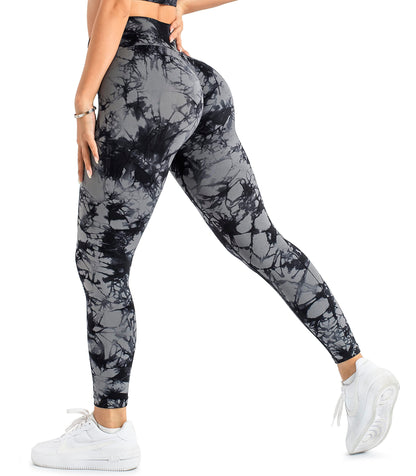 A AGROSTE Women Seamless Workout Leggings with Pockets Scrunch Butt Lifting Gym Leggings High Waisted Yoga Pants