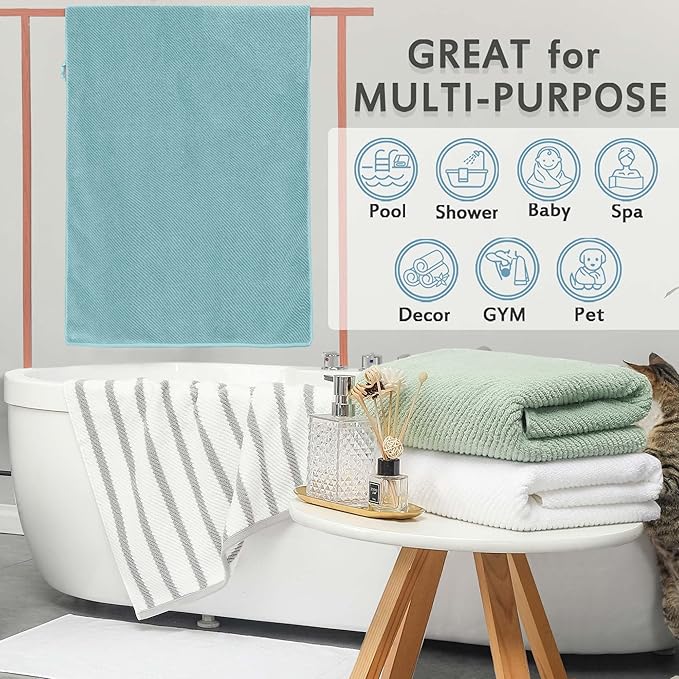 Luxury Bath Towels, Lightweight Bath Towels, Shower Towel