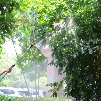 STYDDI Soft Rain Watering Wand with Pivoting Head and Thumb Control, 28" Gentle 1008Holes Classic Rain Wand with Replace Brass Nozzle, Perfect for Hanging Baskets, Planters, Greenhouses and Seedbed