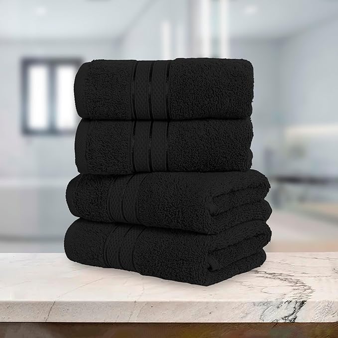 Elegant Comfort Three Line Popcorn Towel Set
