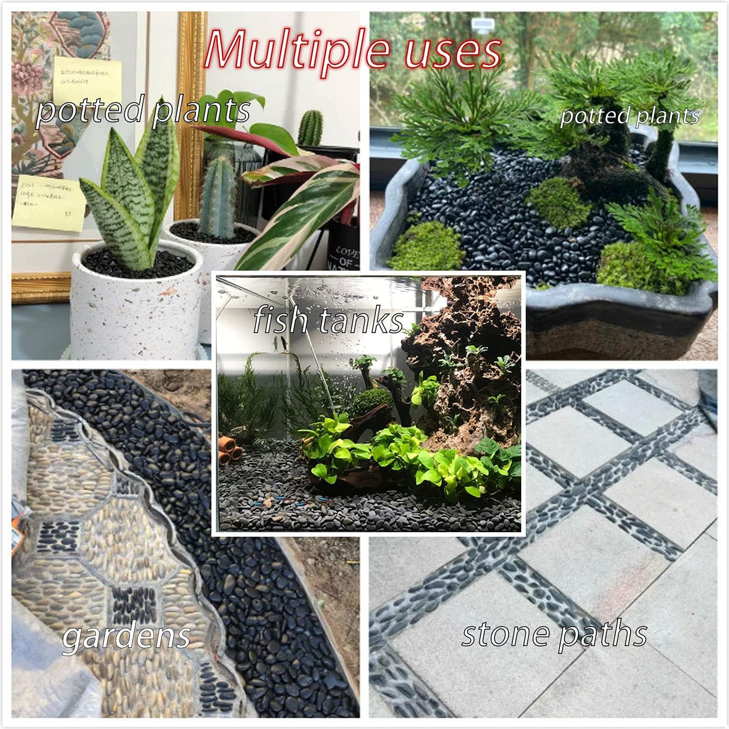 Rocks for Painting 50pcs 1.5-2.5 inch Small Painting Rocks, Natural River Rocks Smooth Flat Pebbles for Crafts, Kindness Rocks for Arts Painting Activities, DIY Decorative Flower pots Fish Tank