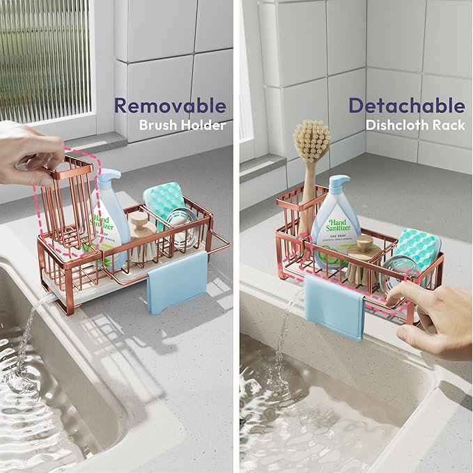 SWTYMIKI Sponge Holder for Kitchen Sink