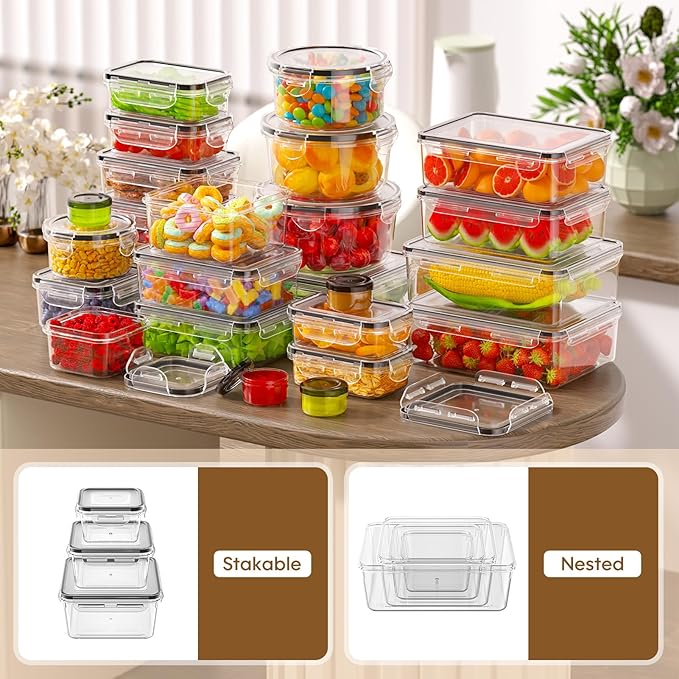 70 PCS Food Storage Containers