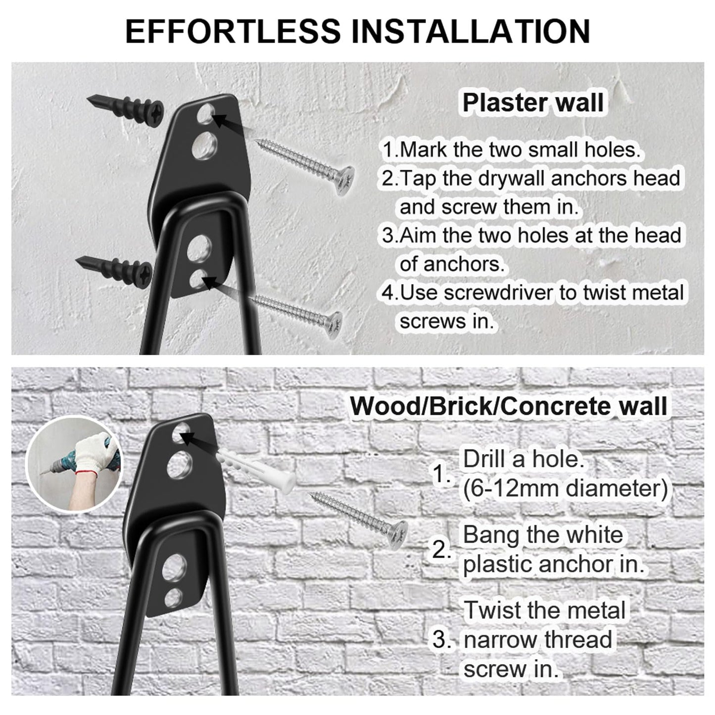 Remiawy Garage Hooks, 14 Pack Heavy Duty Garage Storage Hooks Steel Tool Hangers for Wall Mount Utility Hanger with Anti-Slip Coating for Garden Tools, Ladders, Bikes, Bulky Items