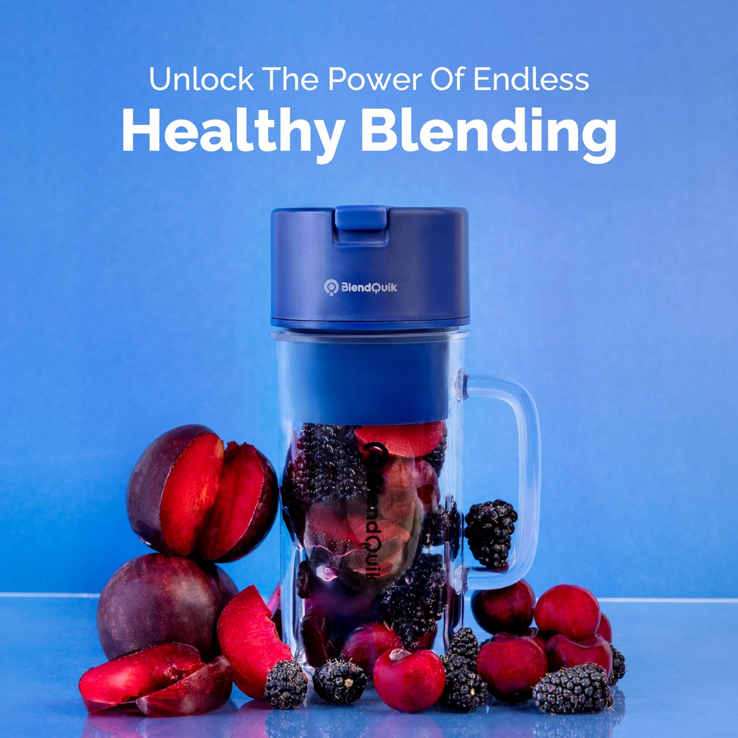 Personal Portable Blender For Shakes & Smoothies, Leakproof & Stylish Portable Mason Jar Shaker, Rechargeable Mini Blender with 10-Blade Blending System 14oz, Pink