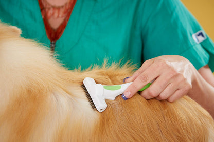 Andis Deshedding Tool - Dog Deshedding Brush - Effectively Removes Undercoat - Deshedding Brush for Dogs - Helps Strip Coat to Reduce Shedding - Rubber Grip Handle