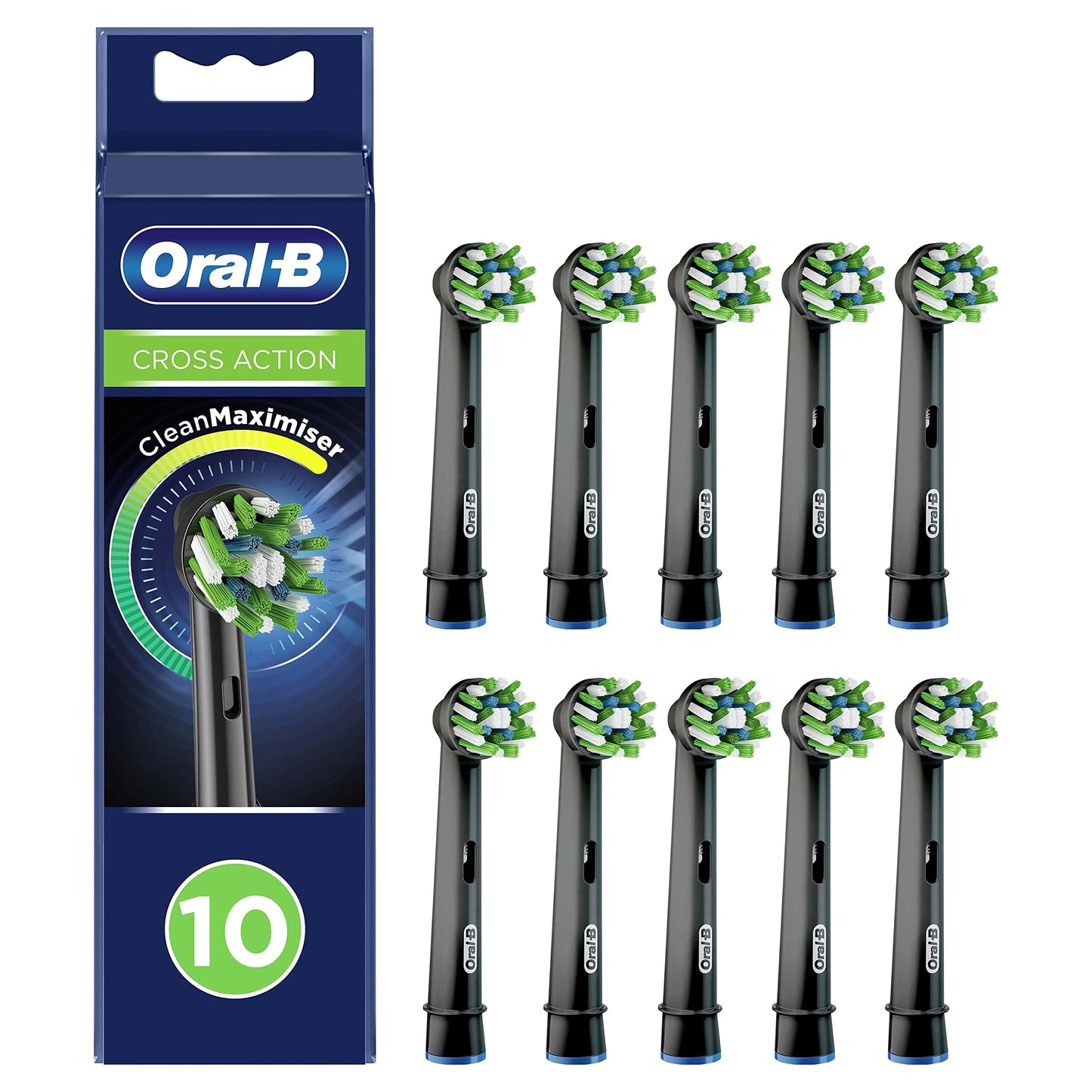 Oral B Cross Action Electric Toothbrush Replacement Brush Heads Refill, 4Count
