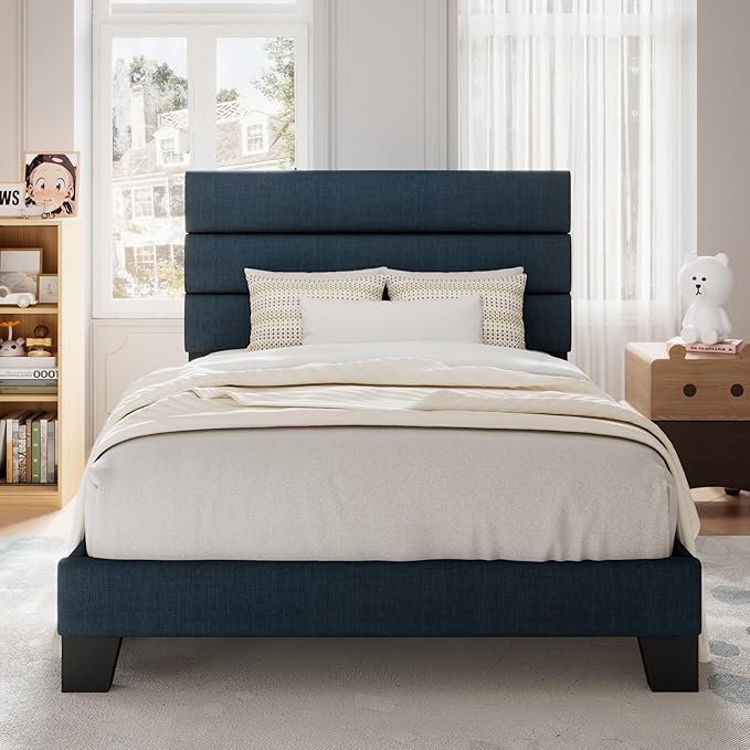 Allewie Twin Size Platform Bed Frame