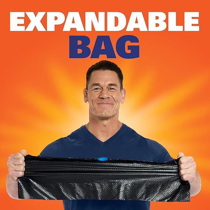 Hefty Ultra Strong 30 Gallon Trash Bags, Large Trash Bags 30 Gallon Size