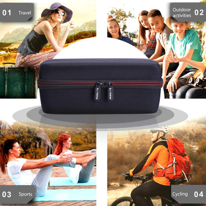 ZKMAGIC LTGEM Hard Carrying Case for Cricut EasyPress Mini Heat Press - Travel Protective Storage Bag, Aidsadd32, Minimalist