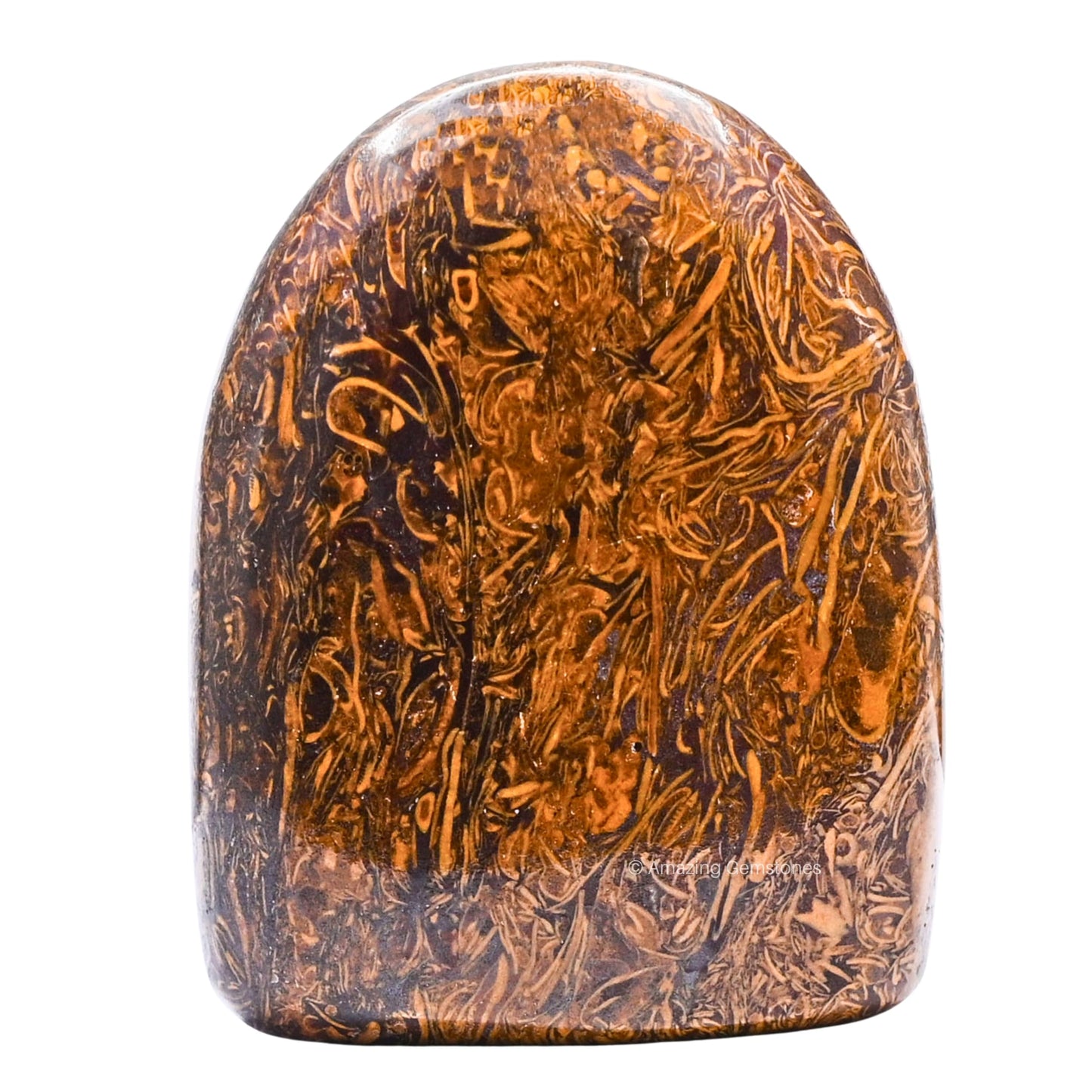 Amazing Gemstone Mariyam Jasper Crystal Standing Palm Stone - Large Mariyam Jasper Palm Stones & Crystals, A++ Grade Gemstones & Crystals - Healing Crystals & Healing Stones Office Home Decor Gifts