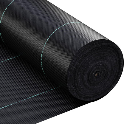 Doniks 6x300ft Driveway Fabric,3.5OZ Commercial Heavy Duty Weed Barrier Fabric, Garden Landscape Fabric,French Drain Fabric for Erosion Control,Landscape Fabric,Weed Barrier,Construction Projects