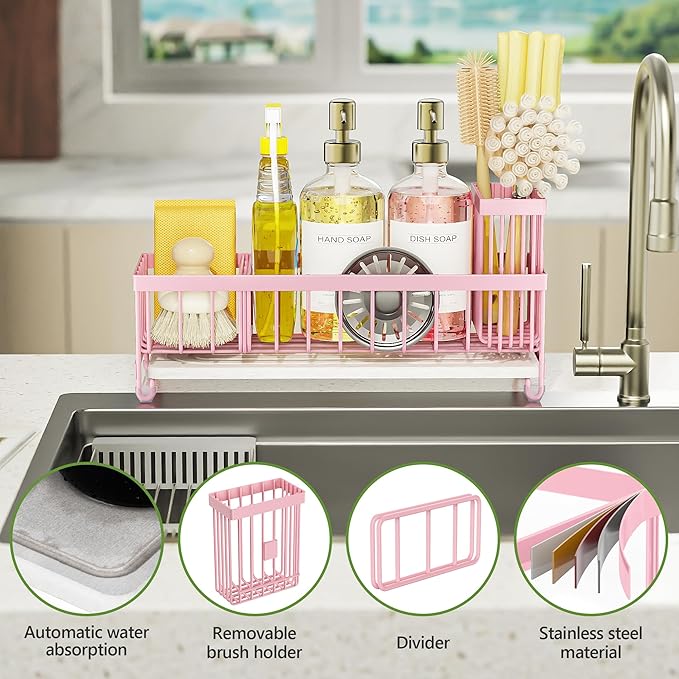 Cisily Extra Large Sink Caddy Organizer