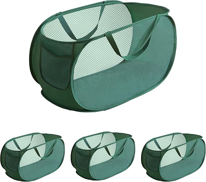 4 Pcs pop up laundry hamper Sturdy Large Capacity collapsible laundry basket