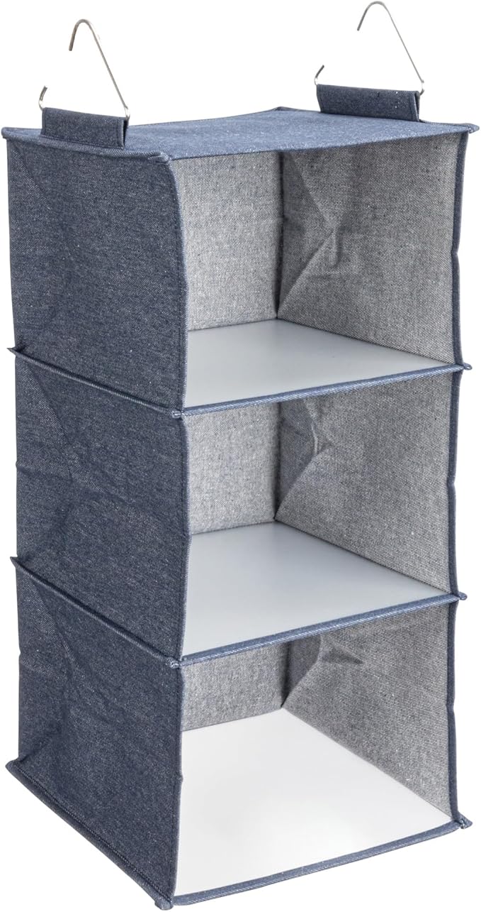 Household Essentials Hanging Cotton Blend Closet Organizer