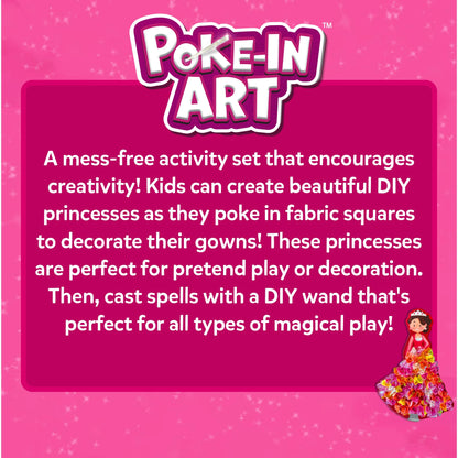 Skillmatics Poke-in Art - Magical Princesses, Mess-Free Fun for Kids, DIY Craft Kits, Creative Activity, Gifts for Girls & Boys Ages 4, 5, 6, 7, 8, 9