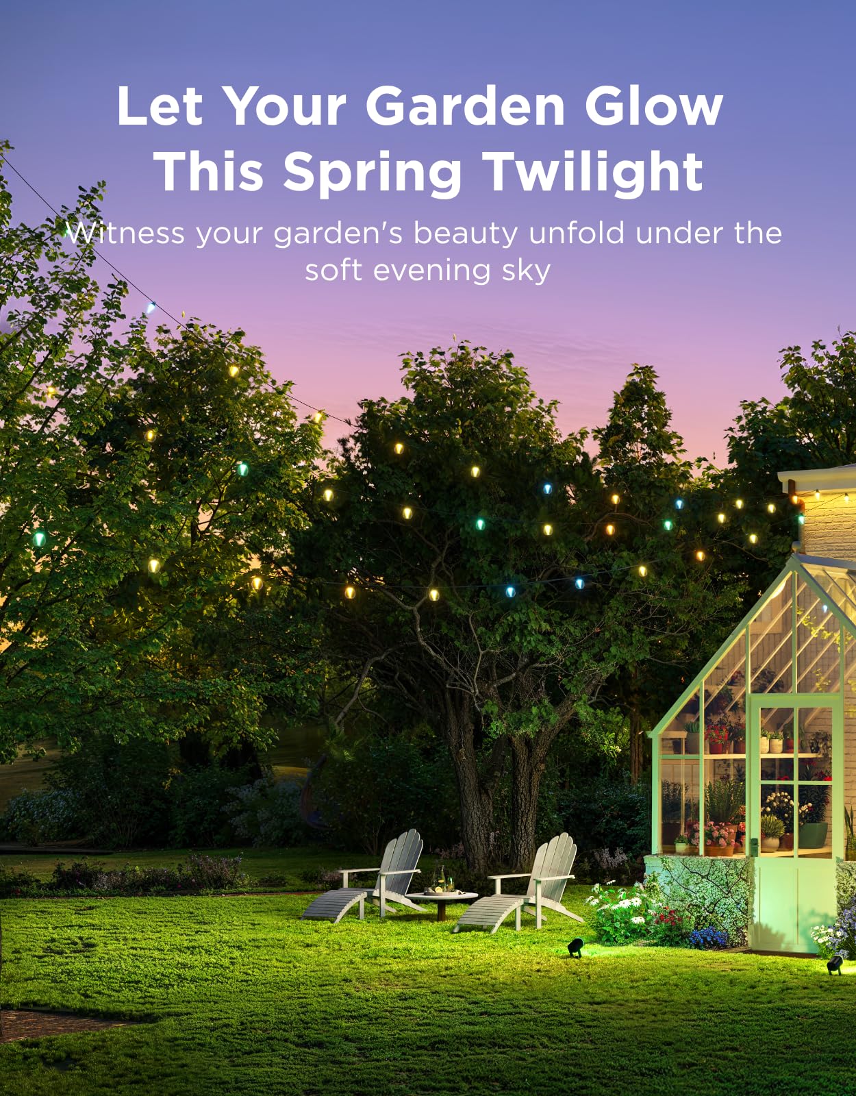 Govee Clear Bulb Outdoor String Lights 144ft, RGBWIC Smart Outdoor Lights with 45 Dimmable LED Bulbs, 111 Scene Modes, IP67 Waterproof & Shatterproof, Works with Alexa, Google & Matter for Patio